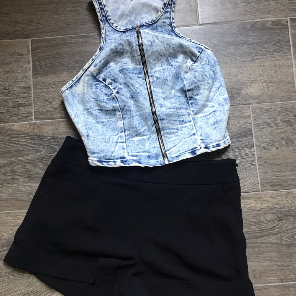 Blue jean top